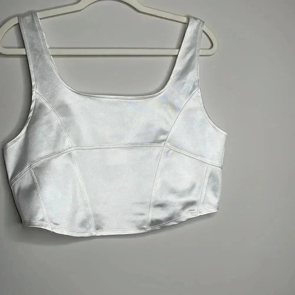 H&M corset bustier satin top - Picture 4 of 7